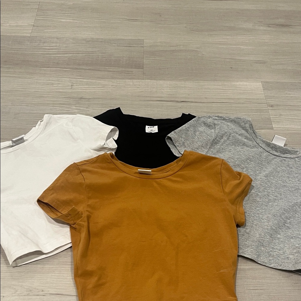 TNA Short Sleeve Tees - Black, White, Gray, orange